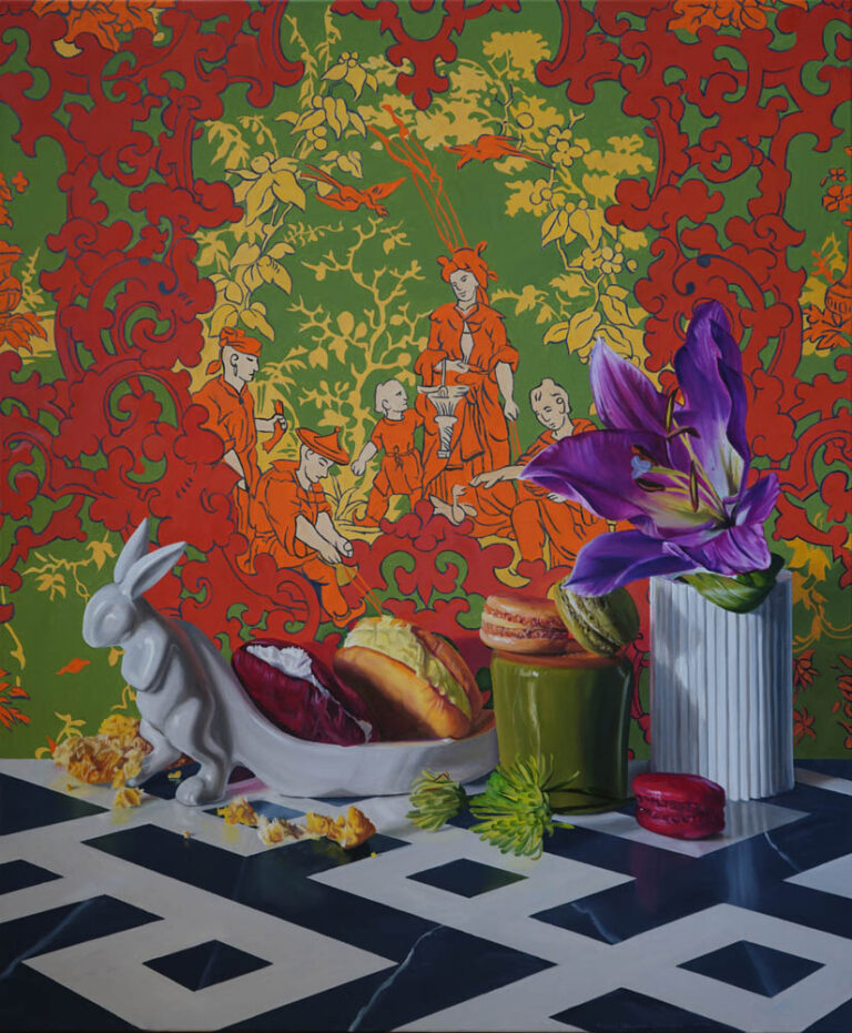 Hauling Whoopie oil on linen 36" x 30"