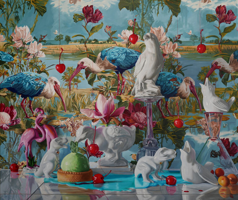 They are now Birds oil on linen 45” x 53”